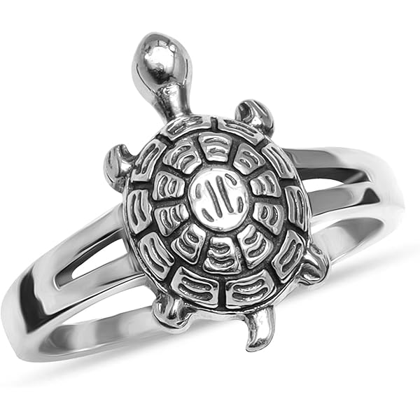 Amazon.com: FashionJunkie4Life Sterling Silver Turtle Ring