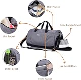 KASIBON Gym Bag with Shoes Compartment Wet Pocket Duffel Bag view 2