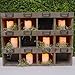 Flameless LED Votive Candles, Color Changing & Warm White Glow Options, Resin Plastic, Indoor Outdoor Use, Batteries Included - 8 Pack