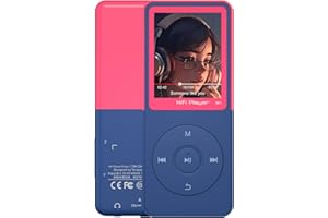 CONODO Mp3 Mp4 Player with Bluetooth for Kids,32GB Digital Classic Portable Mp3 Music Player with FM Radio, E-Book, Recording, HiFi Sound Music Devices Play up to 50 Hours…