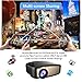 WiFi Movie Projector, WEILIANTE 50% Brighter LED Portable Mini Video Projector, WiFi Directly Connect with Smartphones Device (1080p Supported) Support USB HDMI VGA AV