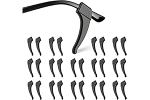 SMARTTOP 20 Pairs Anti-Slip Eyeglass Ear Grips Hook Comfortable Silicone Elastic Eyeglasses Temple Tips Sleeve Retainer-For Eyewear Sunglasses Spectacles Glasses,Sports Eyeglasses