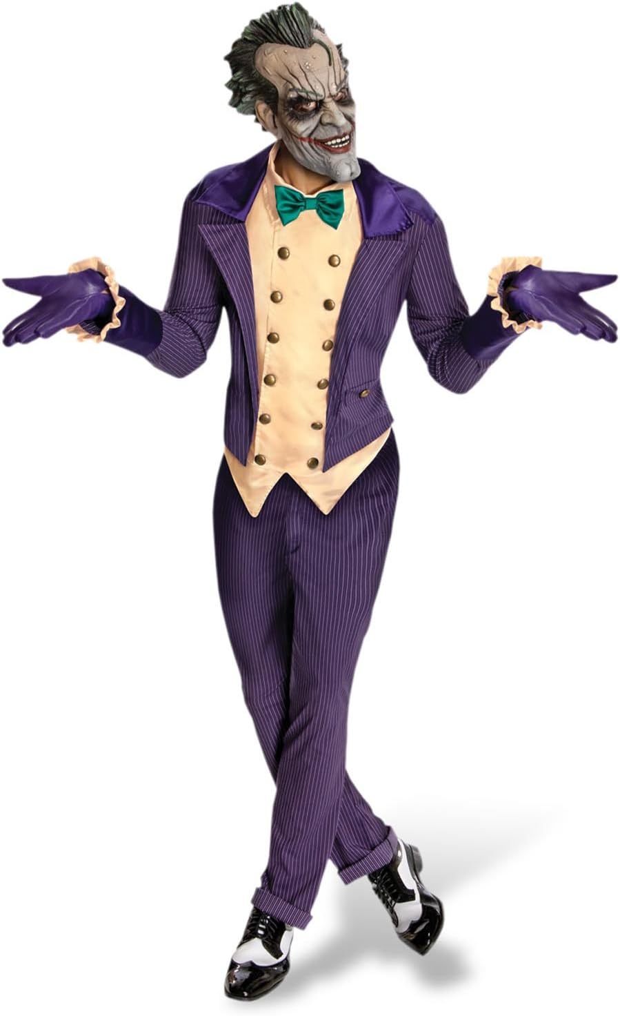 Mens The Joker Rubies Batman Deluxe Halloween Stag Fancy Dress Costume Outfit