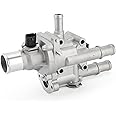 Upgrade Aluminium Thermostat Housing Assembly W/Sensors for Chevrolet Cruze 2011-2016 Cruze Limited 2016 Sonic 2012-2018 Trax 2013-2020 - Replaces 15-81816 902-033 25192228 55564890