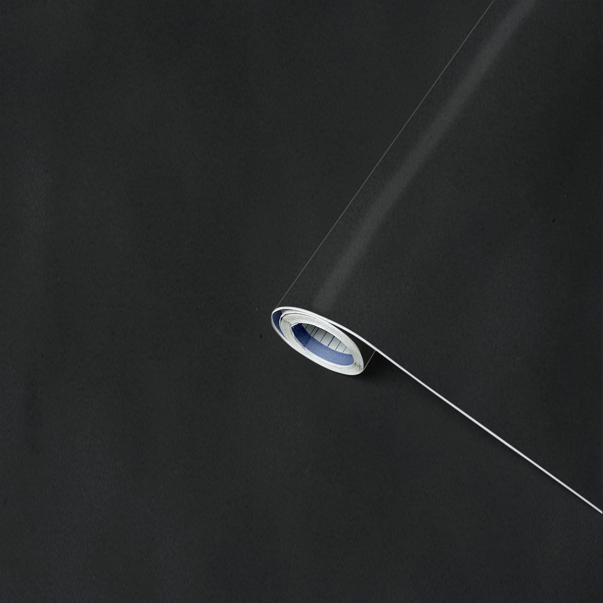 Venilia Adhesive film, velvet look anthracite, 45 cm x 1 m, thickness 140μ, self-adhesive furniture film, decorative film, velvet film, PVC without phthalates, made in EU