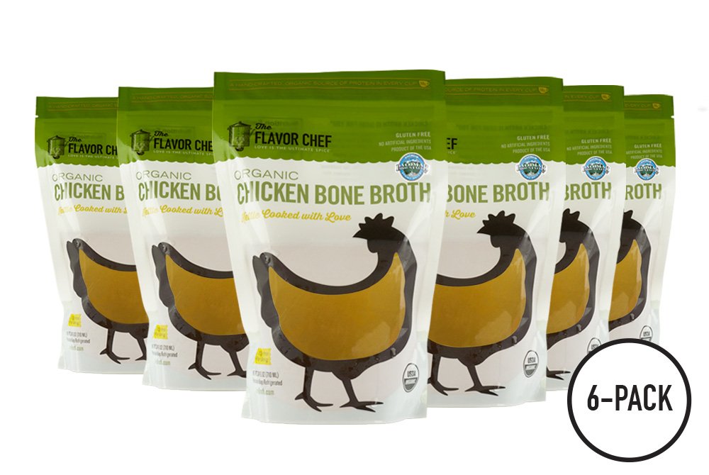 USDA Certified Organic Chicken Bone Broth by The Flavor