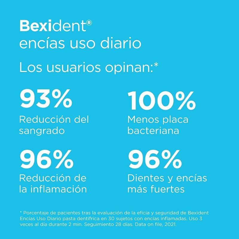 Pasta de uso diário Bexident Gums, preta, 125 ml (Pacote de 1)
