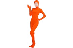 Shinningstar Girls' Women's Full Body Open Face Spandex Unitard Mask Zentai Costume Bodysuit