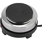 Sunicon 500W Small Hot Plate Mini Hot Plate, Mini Stove Electric Portable Stove Kitchen Cooktop Electric Heater for Coffee Te