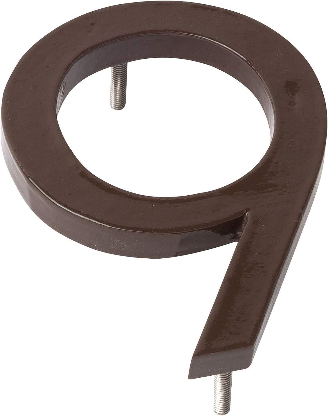 Address Signs - Montague Metal Products MHN-08-F-RB1-9 Solid Aluminum Modern Floating Address House Numbers, 8