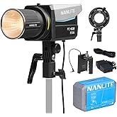 NANLITE FC-60B 78W LED Video Light 2700K-6500K | 12,510 Lux@1M ,AC/DC Power Support ,APP Control, Bowens Adapter for Studio Photograpny/Video Recording