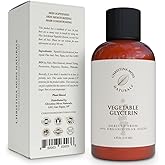 Christina Moss Naturals 100% Pure Vegetable Glycerine Made from Organic Flax Seeds Only, Great Moisturizer for Skin, Hair, an