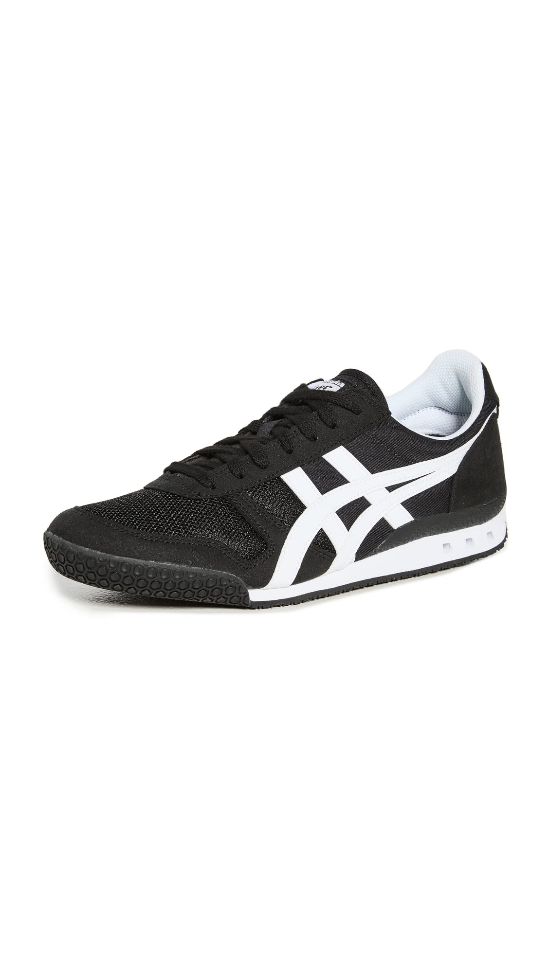 Onitsuka Tiger Mens Ultimate 81 Black White Sneaker on