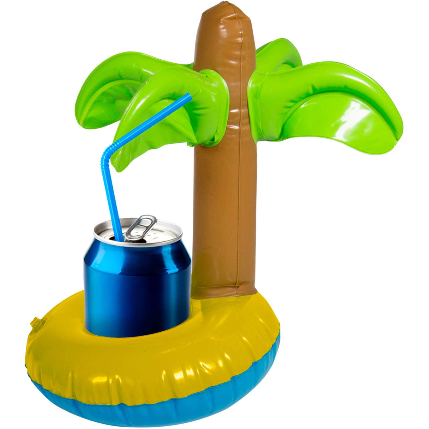 Folat - Inflatable Floating Palm Tree Cup Holder - 25x21 cm