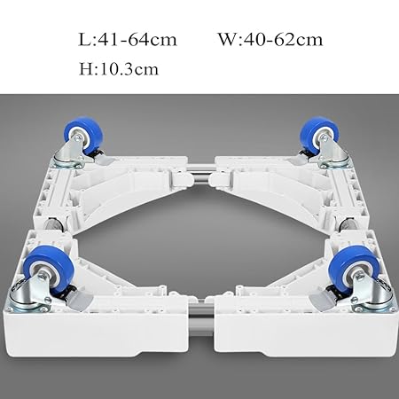 ZCRFY Base para Nevera Y Lavadora Ajustable Móvil Frigorífico ...