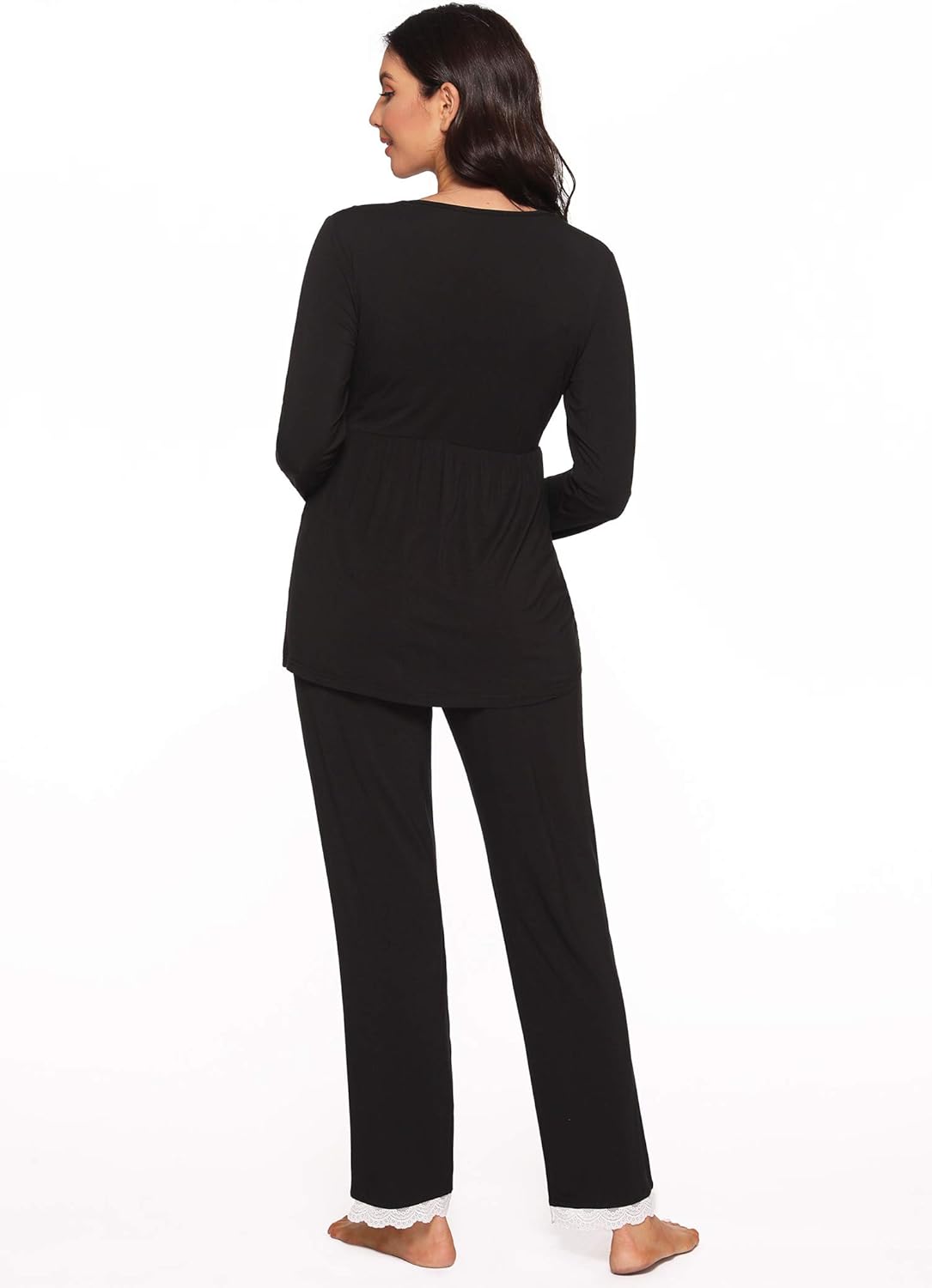 Latuza Women's Maternity Pajama Pants Set Nursing Loungewear at  Women’s Clothing store