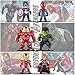 Yingred Marvel Titan Hero Series Exclusive-Iron Man、Hulk、Thor、Spider-Man、Captain America、Hulkbuster 6 Figure Set/Car Decoration