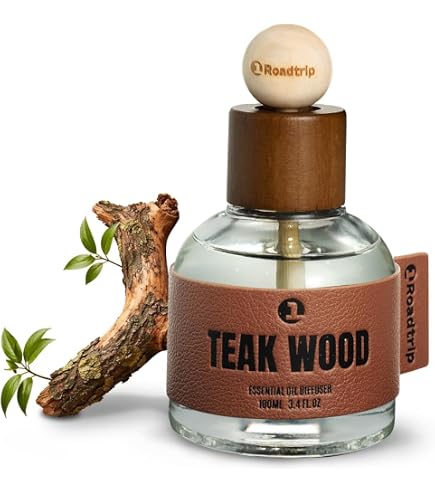 Amazon.com: 1Roadtrip Teak Wood Car Air Freshener Aromatherapy