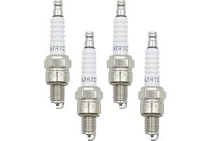 Anxingo 4 Pcs A7RTC Motorcycle Spark Plug, Replacement for Kawasaki KLX140, Replacement for Yamaha TTR50 TTR125 TTR125L CR7HS