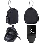 Ranyi for Trezor Safe 3 5 7 Crypto Hardware Wallet Pouch Carrying Case | Protection Nylon Zipper Pouch with Carabiner Storage Carrying Case for Trezor Model One Model T / D'CENT Hardware Wallet
