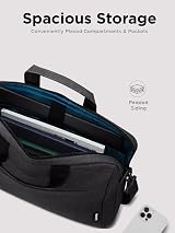 Lenovo T210 15.6-Inch Laptop Shoulder Bag Black Water-Repellent Fabric view 4