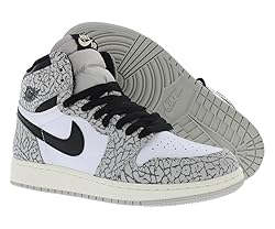Nike Big Kid's Jordan 1 Retro High OG White Cement