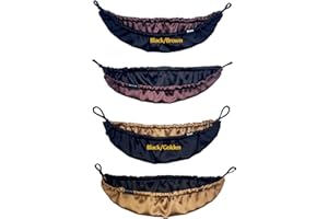 NAEE 2PCS Mens Beard Bonnet Reusable Washable Beard Bid Soft Satin Reversible Beard Bandana