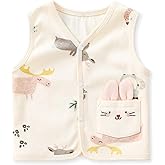 pureborn Baby Toddler Reversible Vest Warm Sleeveless Jacket Spring Winter Children Waistcoat