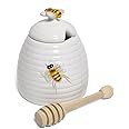 Mary Lake-Thompson Ceramic Beehive Honey Pot with Dipper