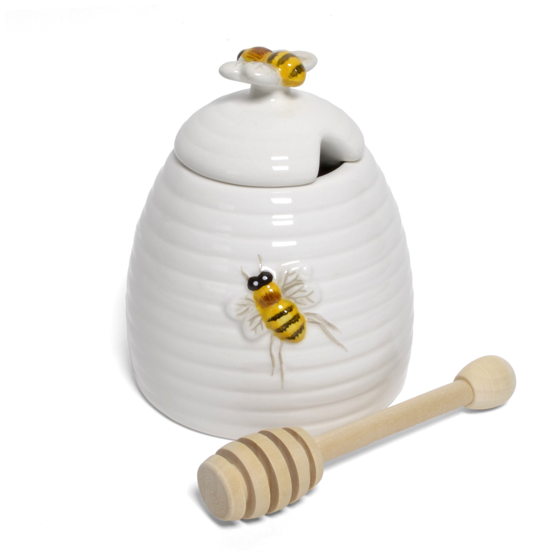 Mary LakeThompson Ceramic Beehive Honey Pot with Dipper Buy Online in