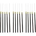 Embroiderymaterial Professional Aari Needle with Long Needle for Production Work of Hand Embroidery with Sequins & Beads Very Delicate Needles Easily Bend on Hard Surface Fabric - 15 Pieces