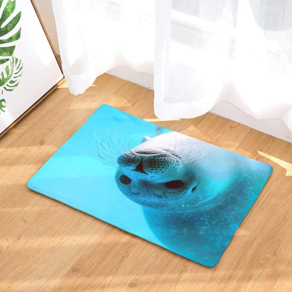 ZCHZYL Bathroom Door Mats Non Slip Bath Mat 3D Easy Clean Bath Mat