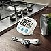 Kootek Digital Kitchen Timer 2 Pack Cooking Timer Clock with Loud Alarm Magnetic Back and Retractable Stand, Minute Second Count Up Countdown, Large LCD Display