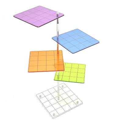 Dnd Riser Buy 3D Combat Risers Set Colored Acrylic Connected by Metal Pillars ...