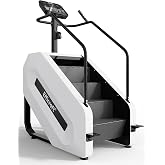 EFFICRAFT Commercial 90% Pre-Assembled Stair Master, Continuous Climbing Exercise Machine for Cardio, 15 Speed Levels Stair Master, 15-164 Steps/Min