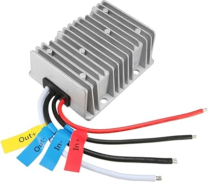 Amazon Com Uxcell New Big Size Voltage Converter Regulator Dc Dc Dc 24v To Dc 12v 40a 480w Buck Transformer Waterproof Automotive