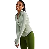 sphinx cat Womens Athletic Long Sleeve Full Zip Running Track Jacket Workout Yoga Sportwear with Thumb Holes Slim Fit