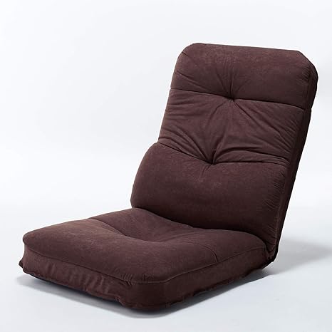 Amazon Co Jp ベルメゾン 座椅子 新生活 おしりにフィットする 腰楽 椅子 ブラウン レギュラー ホーム キッチン