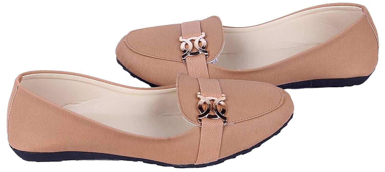 goyal women's synthetic ballet flats