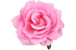 DreamLily Rose Flower Hair Clip Flamenco Dancer Pin up Flower Brooch BC10 (Light Pink)