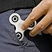 UStyle NEW Tri Fidget Spinner Toy Stress Reducer Ceramic Bearing - Premium Quality EDC Focus for Kids & Adults - Best Stress Reducer Relieves (Black / White)