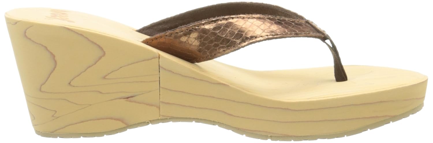reef women s reefwood ii wedge sandal