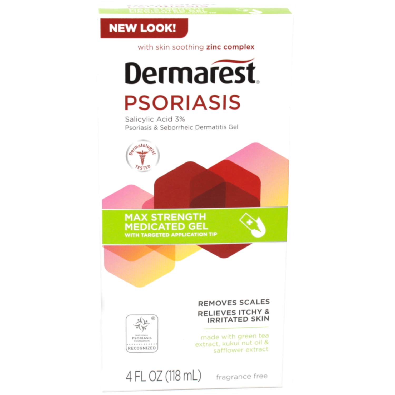 Dermarest Psoriasis Medicated Treatment Gel, 4 oz (2 Pack)