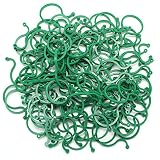 Hysagtek 100 Pcs Garden Plant Support Clips Vegetables Tomato Vine Flower Clips Plant Locks for Securing Plants
