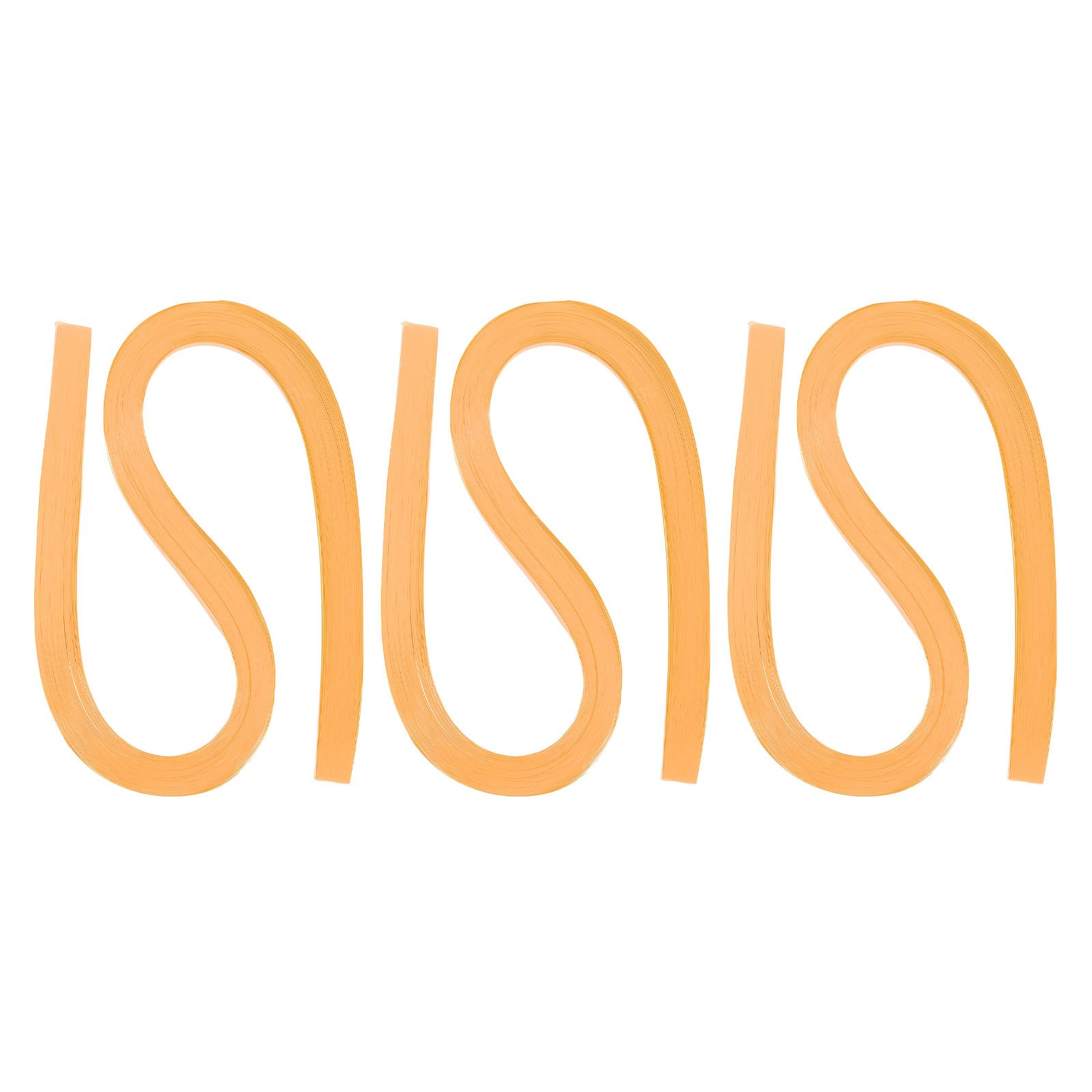 PATIKIL 360pcs Quilling Strips Paper 5mm(3/16") 54cm Origami Paper Quilling Strip for Art DIY Hand Craft Christmas, Light Orange