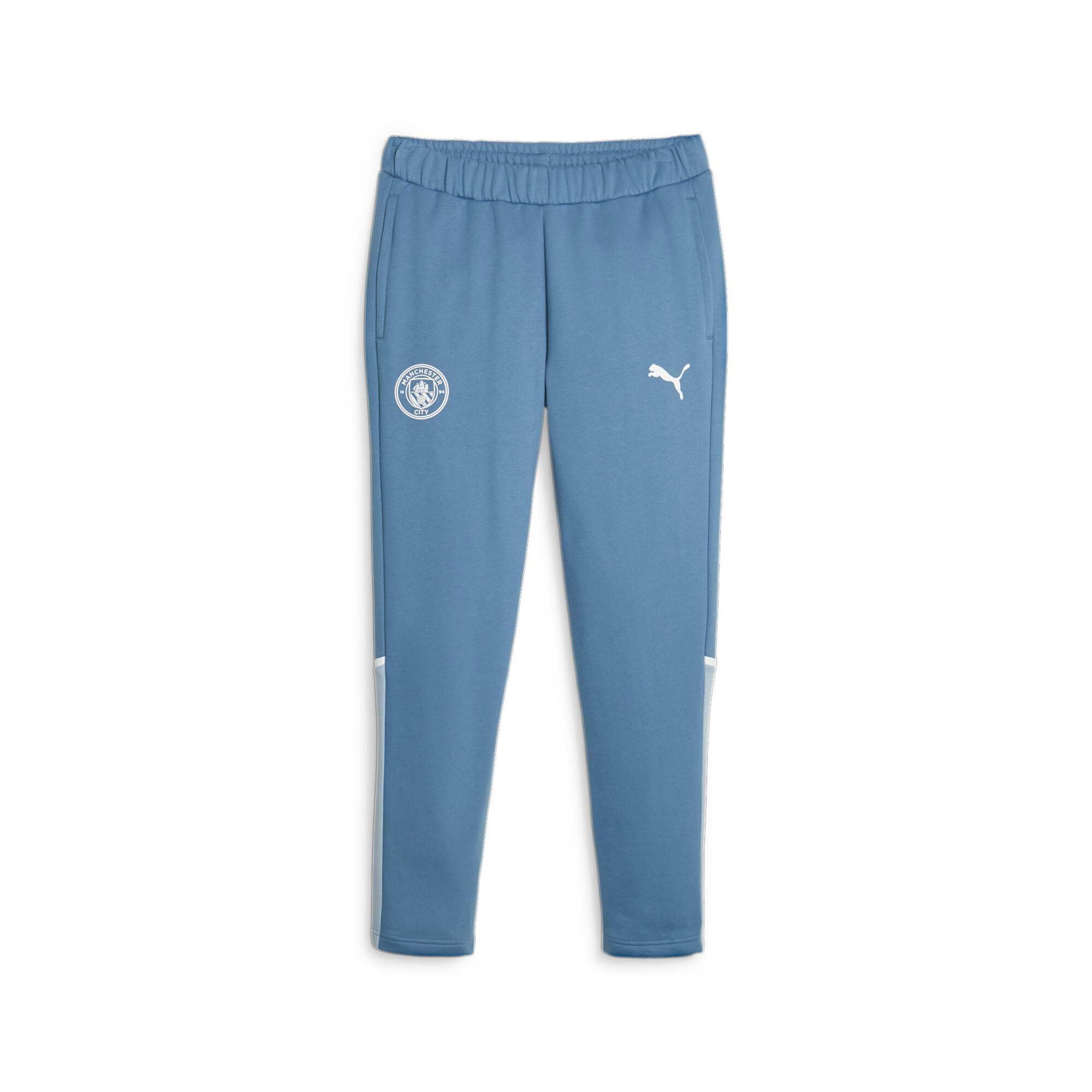 Manchester City FC Official Casuals Pants Unisex Puma Trousers L