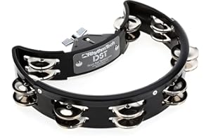 Rhythm Tech Tambourine, Black, inch (DST10)
