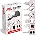 Microphones & More iPro-Max pro Lavalier Lapel Microphone Clip-on Directional Noise Condensing Sound Super Delux Lav Mic for Apple Ipad Ipod Touch Samsung Android & Windows Smartphones-TRRS Pin