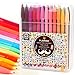 Plinrise MNM-300 colored fineliner drawing pen 0.38mm, Set of 24 Colors (24)