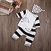 Baby Boys Girls 3PCS Outfit Long Sleeve T-shirt and Pants Outfit with a Hat